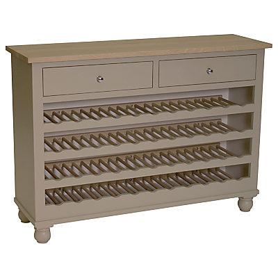 Neptune Suffolk 4ft Wood Wine Rack, Honed Slate